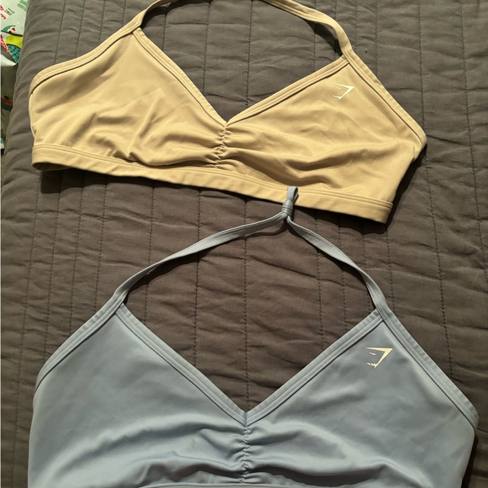 Gymshark minimal sports bra pair
